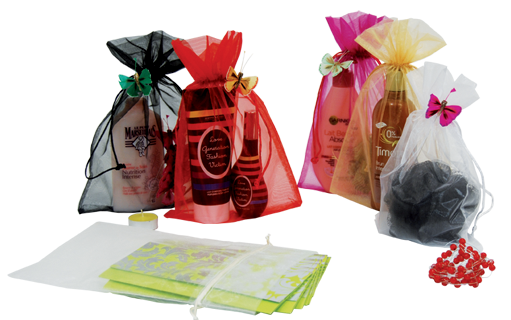 Sachet en organza